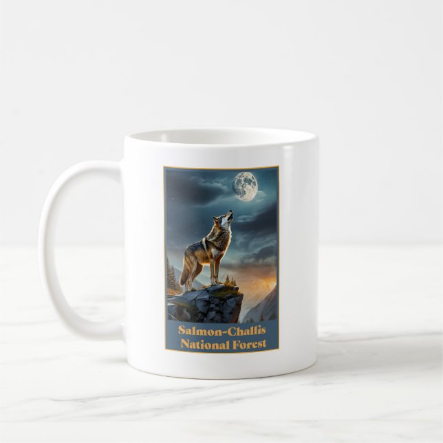 Mug Forêt nationale de saumon-Challis (Gauche)