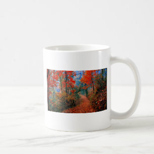 Mug Forêt peinte Flamme d'automne Cadeaux d'aquarelle
