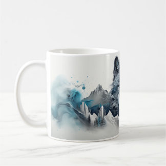 Mug Forêt Puissante de Wolf Rêve Silvery