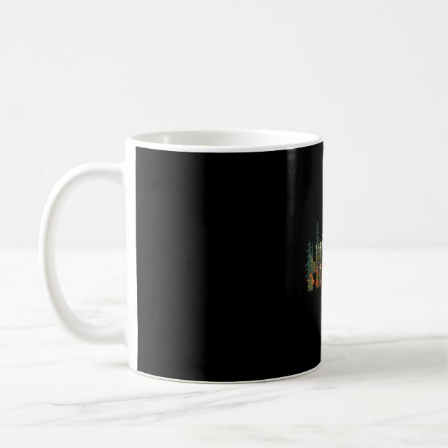Mug Forêt rétro faune flore arbres nature extérieur (Gauche)