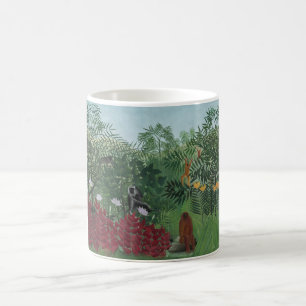 Mug Forêt tropicale avec Singes et Serpent (Rousseau)