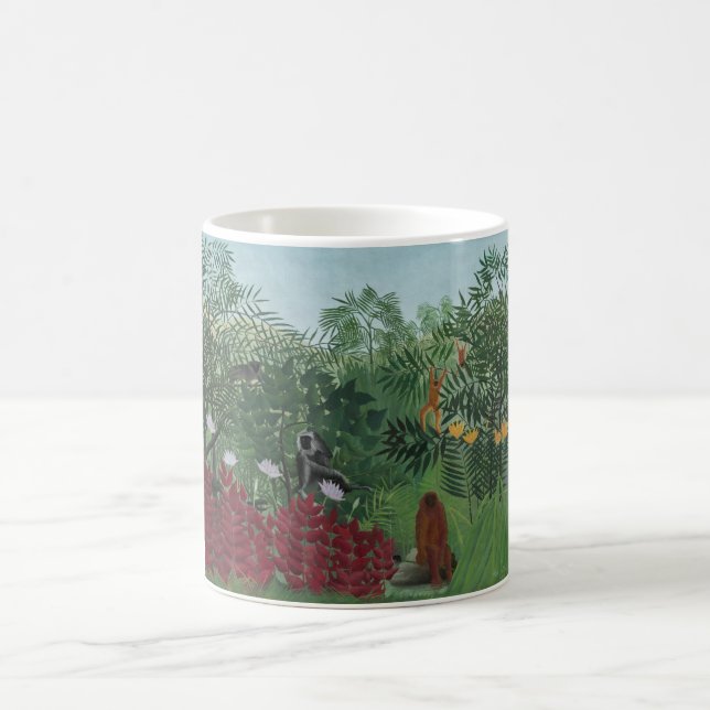 Mug Forêt tropicale avec Singes et Serpent (Rousseau) (Centre)