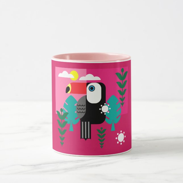 Mug Forêt tropicale tropicale Toucan (Centre)