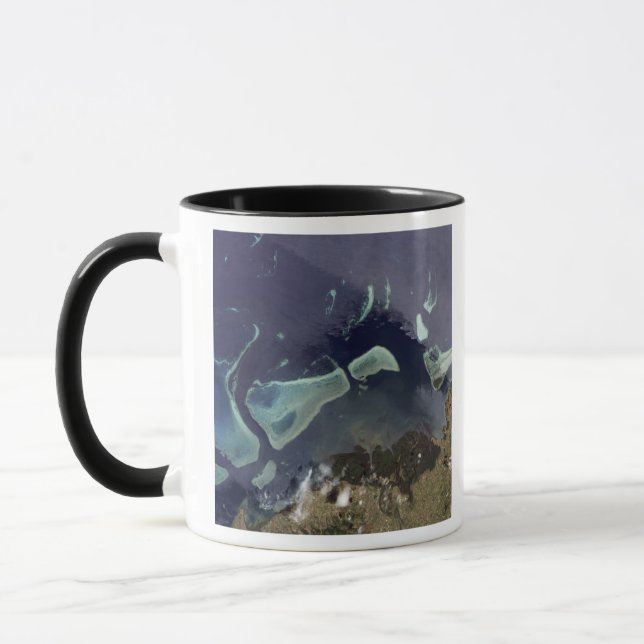 Mug Forêt verte profonde sur terre (Gauche)