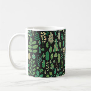 Mug Forêt vintage Floral Design sans joint