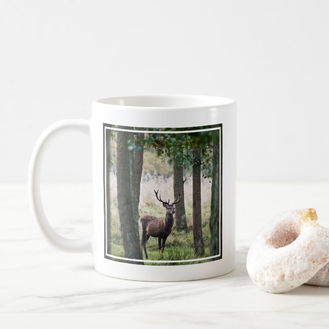 Mug Forêt | Woodlands & Red Deer (Avec donut)