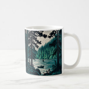 Mug Forêt Woods Nature Vintage Nord Paysage Thé