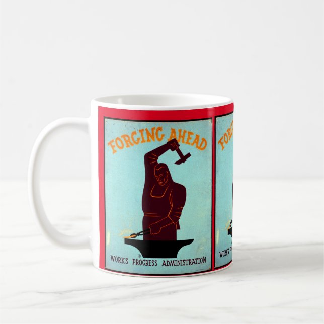 Mug Forger vers l'avant la pâte à café (Gauche)