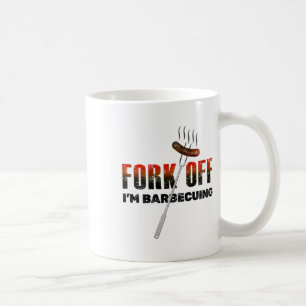 Mug Fork Off' Est Drôle Humour Barbecue Pour Le Chef U
