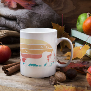 Mug Formateur Amoureux des chiens Retro Styled personn