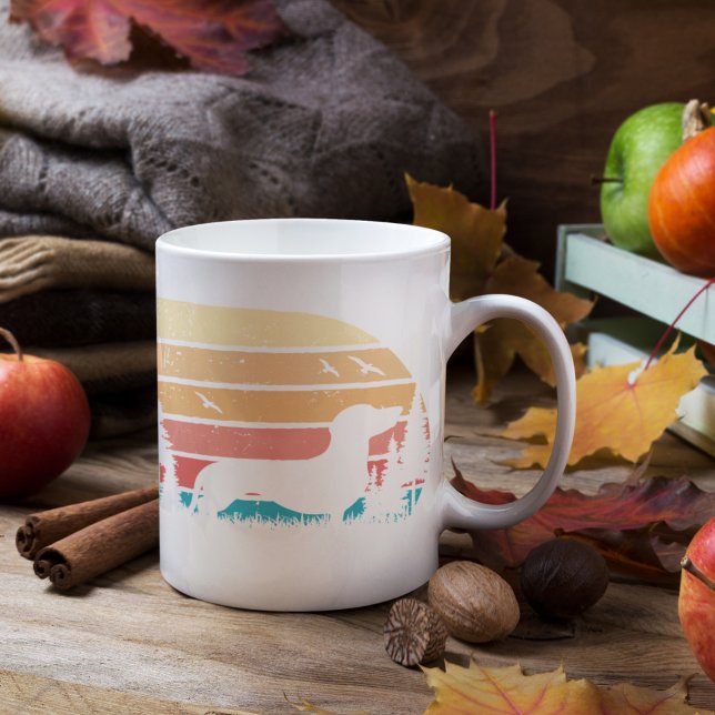 Mug Formateur Amoureux des chiens Retro Styled personn (Créateur téléchargé)