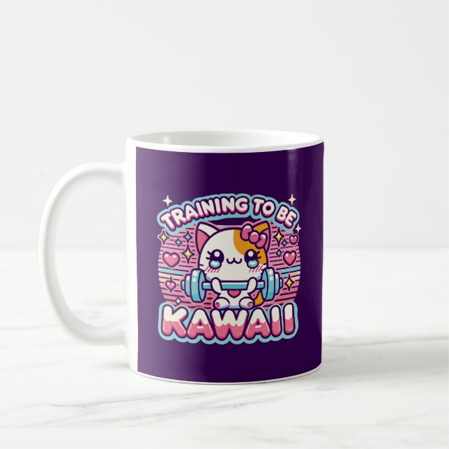 Mug Formation à Be Kawaii - Cute drôle Anime Gym Chat (Gauche)