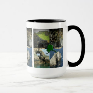 Mug Formations et grottes rocheuses en Alaska Collage