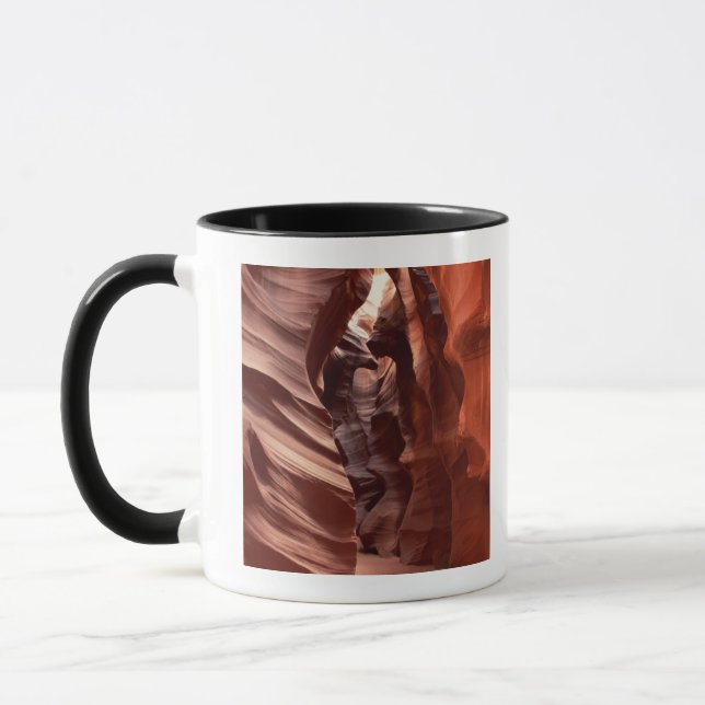 Mug formations Flashflood-érodées de grès de (Gauche)