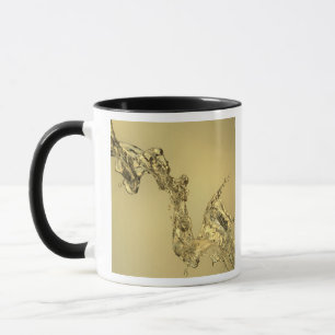 Mug Forme abstraite constituée en éclaboussant l'eau