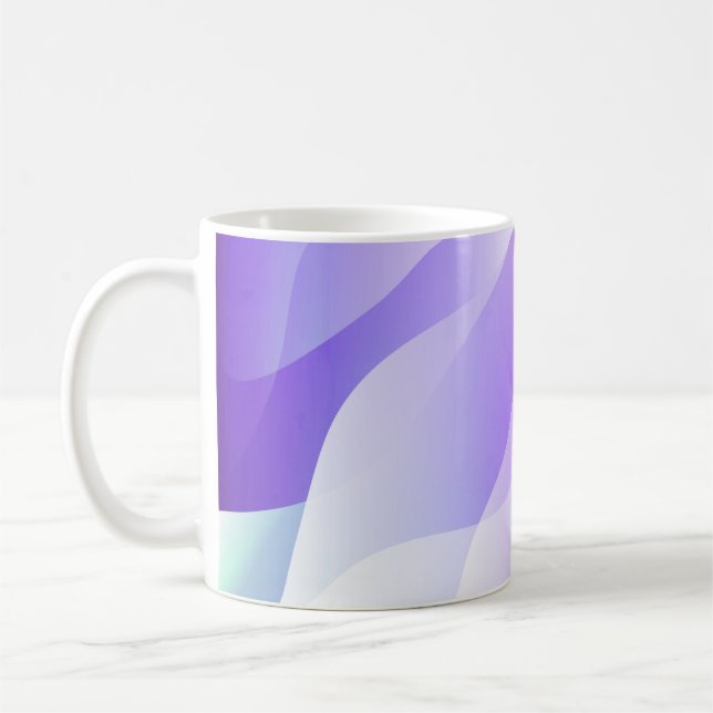 Mug Forme de vague géométrique Abstraite avec C doux d (Gauche)