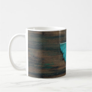 Mug Forme d'état du Montana Turquoise