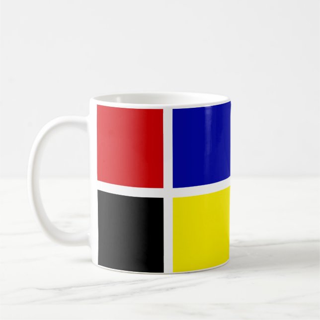 Mug Forme géométrique Abstraite multicolore (Gauche)