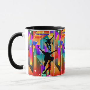 Mug Forme Géométrique Skateboarding Abstrait
