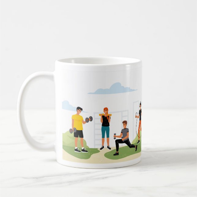 Mug Forme physique en plein air (Gauche)