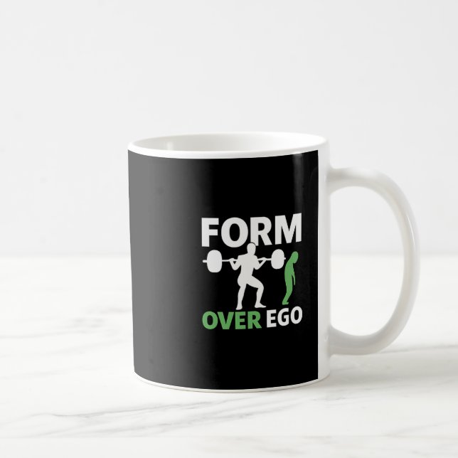 Mug Forme Sur Ego Gym Poids Bodybuilding Conception (Droite)