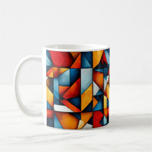Mug Formes Abstraites Colorées Modernes