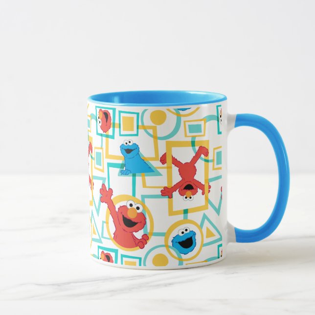 Mug Formes amusantes avec Elmo et le monstre du biscui (Droite)
