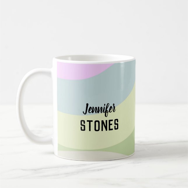 Mug Formes colorées Abstraites (Gauche)
