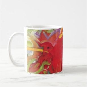 Mug Formes de combat par Franz Marc, Art fin vintage