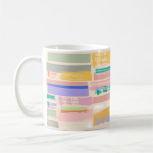 Mug Formes de découpe colorées Coupe de café esthétiqu
