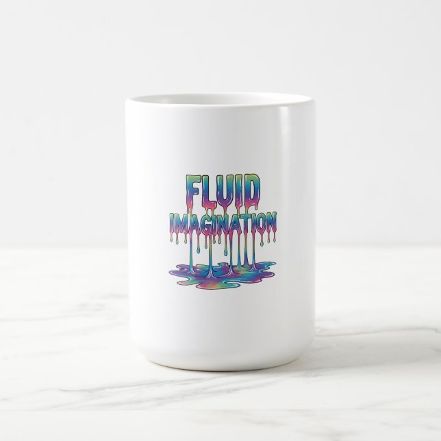Mug Formes fluides et abstraites de l'imagination (Centre)