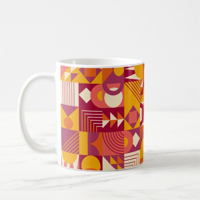 Mug formes géométriques Abstraites motif transparent (Gauche)