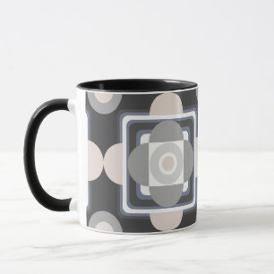 Mug Formes géométriques avec rose