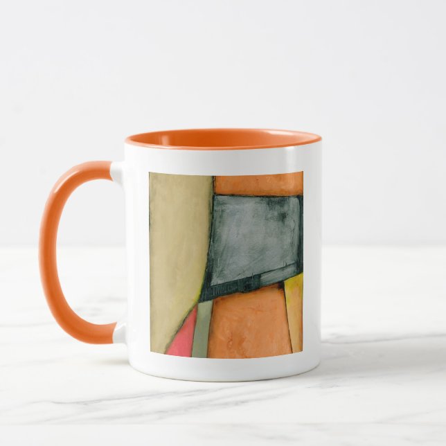 Mug Formes géométriques colorées contemporaines (Gauche)
