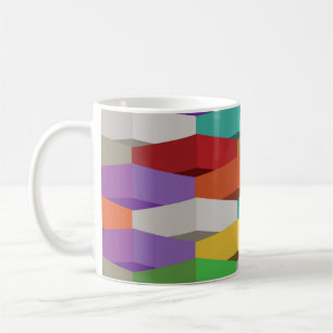 Mug Formes géométriques cool et colorées