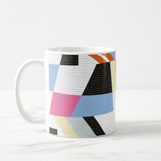 Mug Formes géométriques créatives, conception motif de (Gauche)