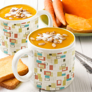 Mug Formes géométriques élégantes rétro du milieu du s