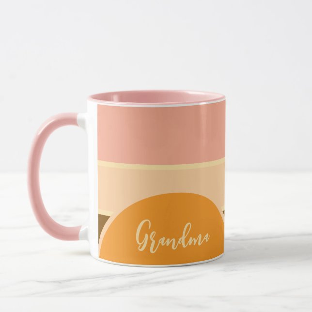 Mug Formes Géométriques Grand-mère Spéciale Grand-pare (Gauche)