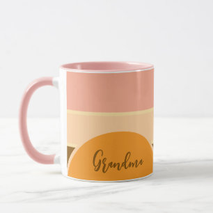 Mug Formes géométriques Grandma grand-parent spécial