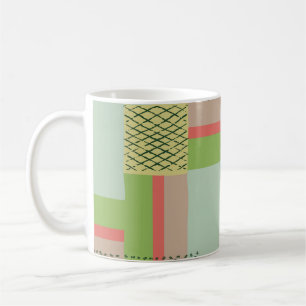 Mug Formes géométriques : Motif de contrecoup de bross