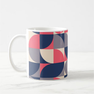 Mug Formes modernes et motif géométrique transparent e
