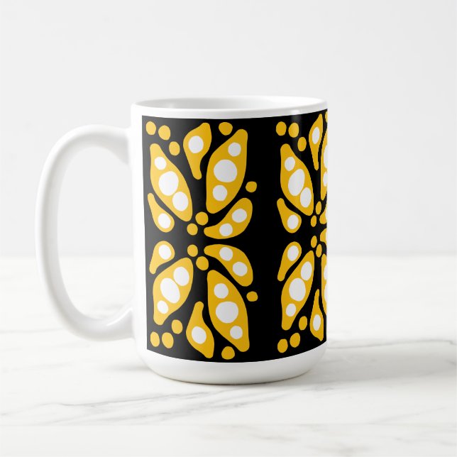 Mug Formes organiques flux abstrait (Gauche)