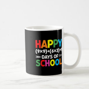 Mug Formule 100 Jours De L'École Fun Math Enseignant 1