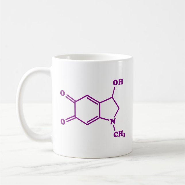Mug Formule chimique moléculaire adrénochrome (Gauche)