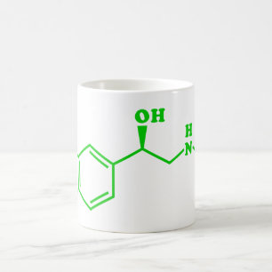 Mug Formule chimique moléculaire d'adrénaline