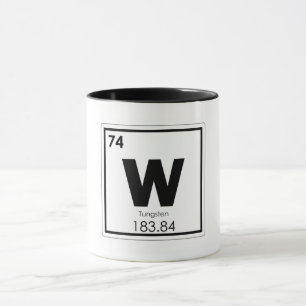 Mug Formule de chimie de symbole d'élément chimique de