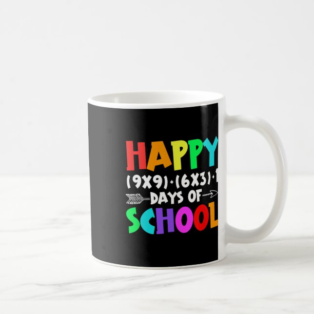 Mug Formule de maths drôle 100 jours d'école fille gar (Droite)