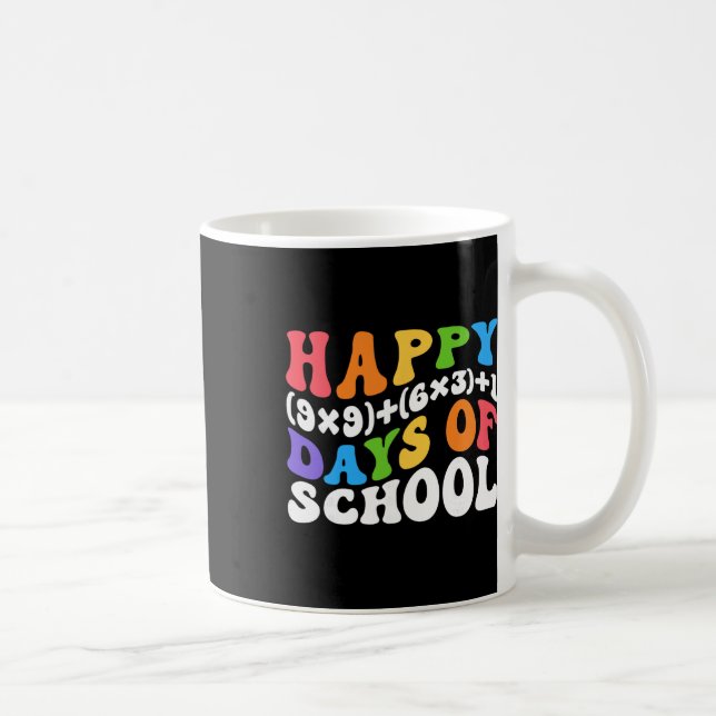 Mug Formule Mathématique 100 Jours D'école Drôle Prof  (Droite)