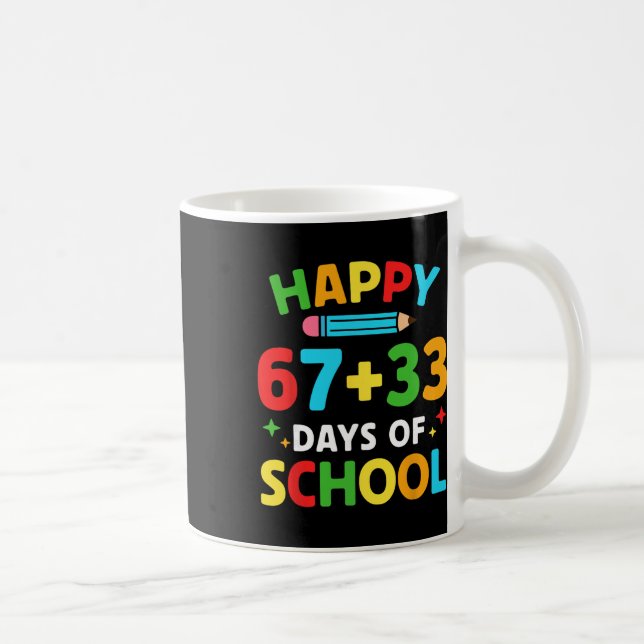 Mug Formule Mathématique 100 Jours D'école Drôle Prof  (Droite)