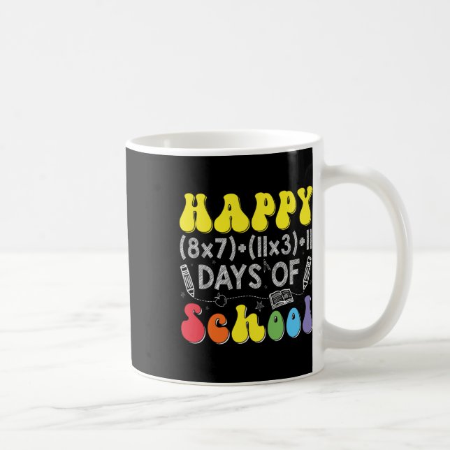 Mug Formule Mathématique 100 Jours D'école Drôle Prof  (Droite)